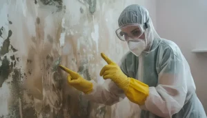 Mold testing by a Zavza Seal professional